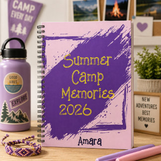 Cuaderno Personalizado de Campamento de Verano