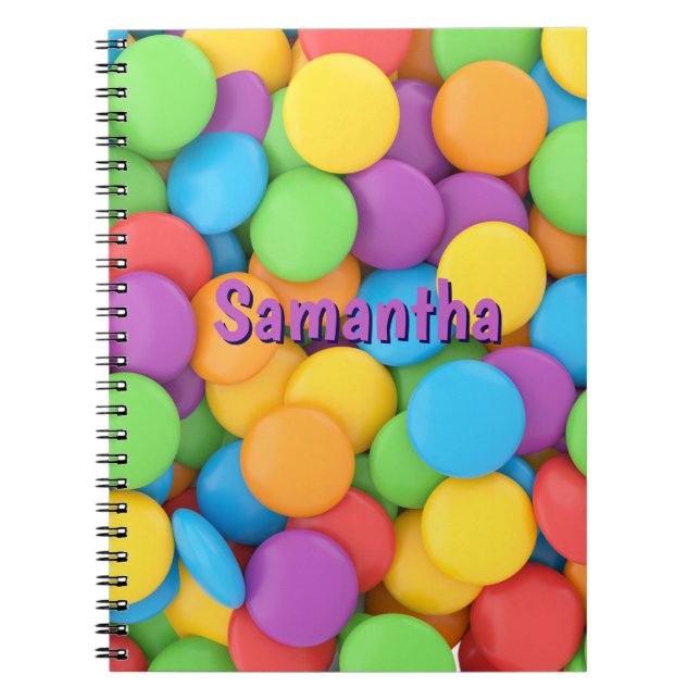 Cuaderno Personalizado de Caramelos – Joy Drops Es (Frente)