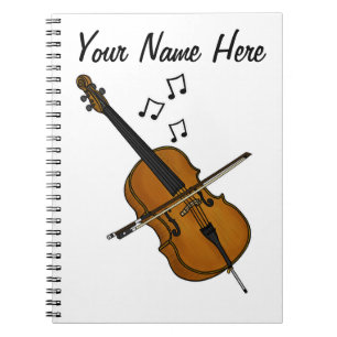 Cuaderno Personalizado de Cello Cellist Music Teacher