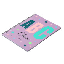 Cuaderno Personalizado de Chicas para el Regreso a