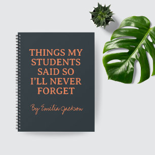Cuaderno Personalizado de Citas Divertidas para Pr