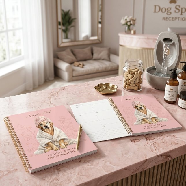 Cuaderno Personalizado de Citas para Spa de Peluqu (Subido por el creador)