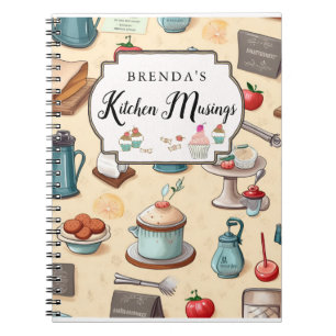 Cuaderno Personalizado de cocina retro