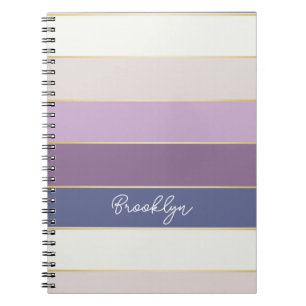 Cuaderno Personalizado de color de color de color morado