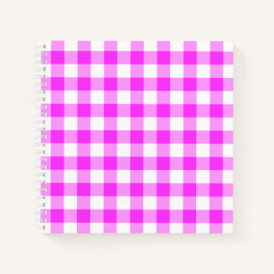 Cuaderno Personalizado de color rosa y blanco