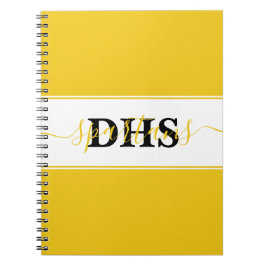 Cuaderno personalizado de colorblock escolar