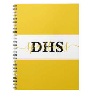 Cuaderno personalizado de colorblock escolar