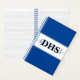 Cuaderno personalizado de colores de la escuela po