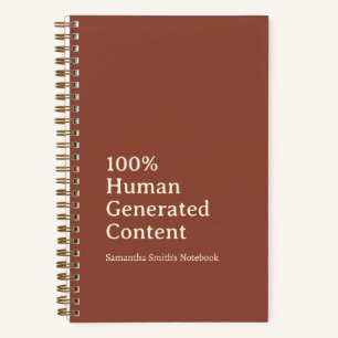 Cuaderno personalizado de contenido generado por humanos 10