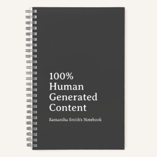 Cuaderno personalizado de contenido generado por humanos 10