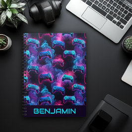 Cuaderno personalizado de controlador de juegos pa