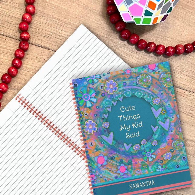 Cuaderno Personalizado de Cosas Divertidas que Dic (Cute things your kid says is the perfect gift for a new mom or a unique birthday gift. 
)