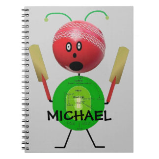 Cuaderno Personalizado de críquet personalizado