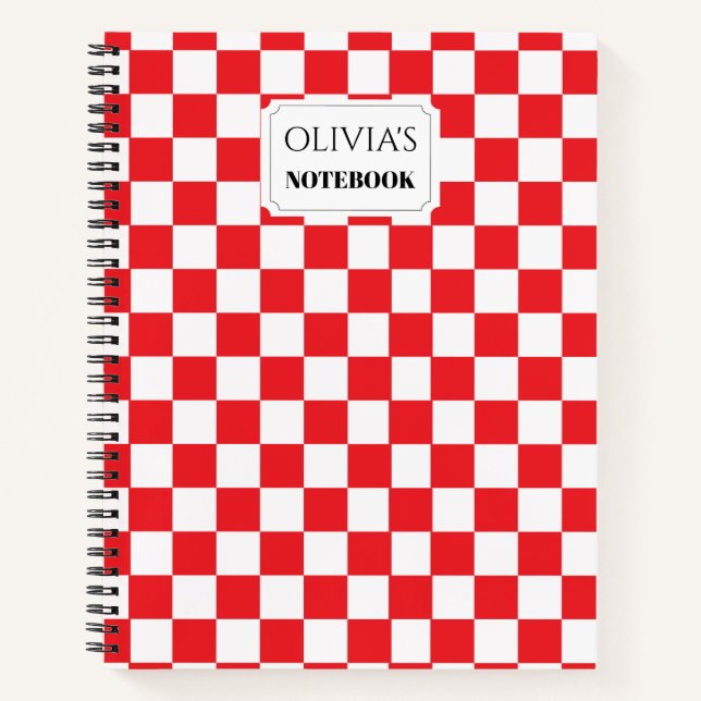 Cuaderno Personalizado de Cuadrícula (Anverso)