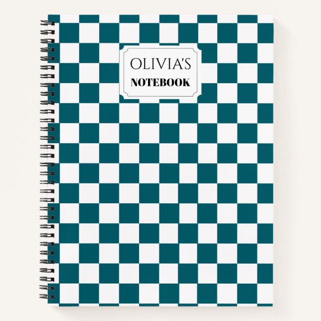 Cuaderno Personalizado de Cuadrícula (Anverso)