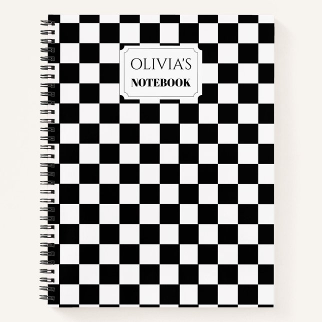 Cuaderno Personalizado de Cuadrícula (Anverso)