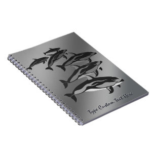 Cuaderno personalizado de delfines Diario de arte
