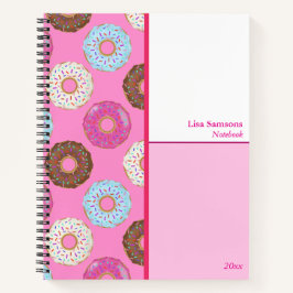 Cuaderno personalizado de Doughnuts glaseados