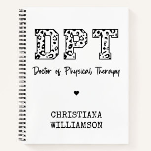 Cuaderno Personalizado de DPT Médica de Terapia Física