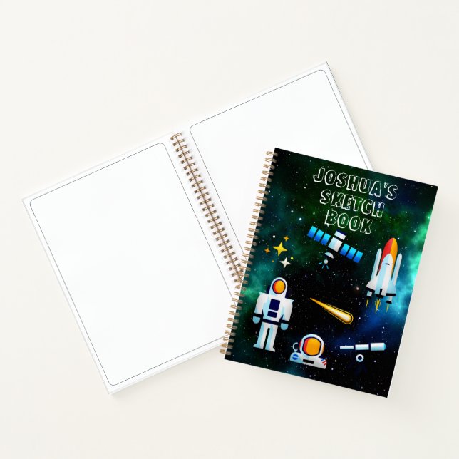 Cuaderno personalizado de esbozo de colección de u (Interior)