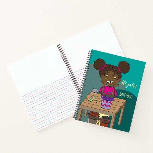 Cuaderno personalizado de escritura para niños (Interior)