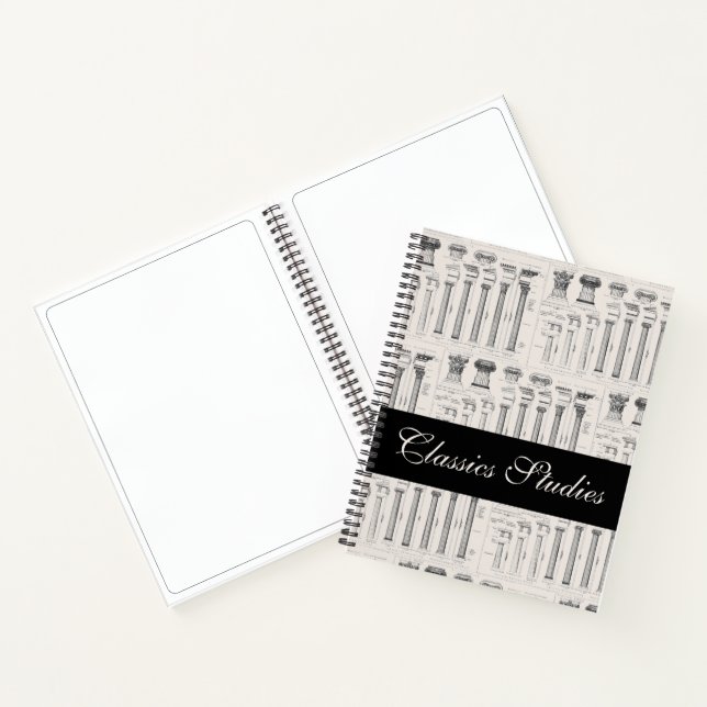 Cuaderno Personalizado de Estudios de Clásicos de Dibujo de (Interior)
