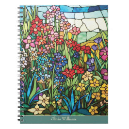 Cuaderno Personalizado de Floral de Vidrio Emploma