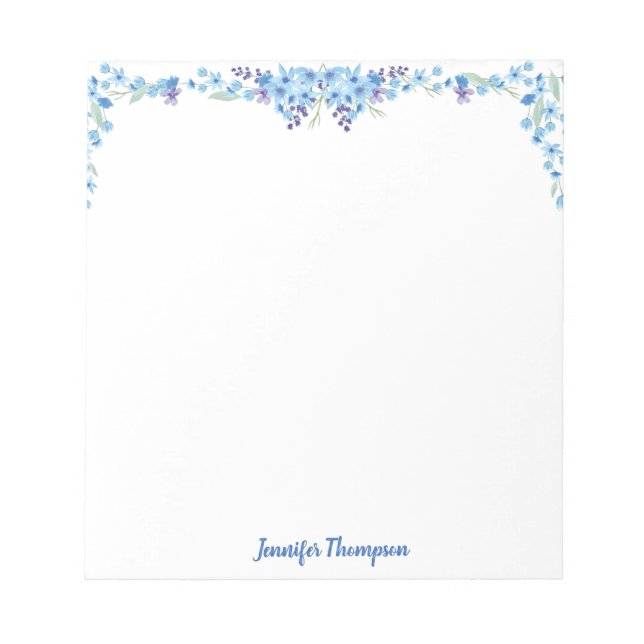 Cuaderno Personalizado de Flores Bonitas (Frente)