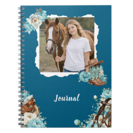 Cuaderno Personalizado de Flores del Caballo Occid