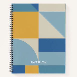Cuaderno Personalizado de formas abstractas de geometría in