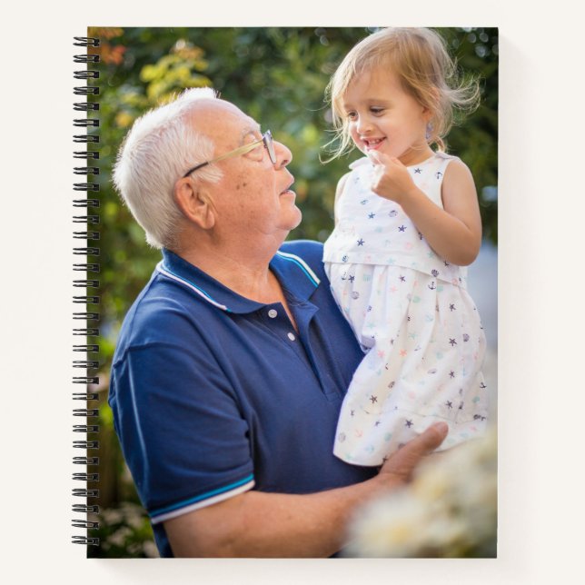 Cuaderno Personalizado de fotos personalizado crea tu propi (Anverso)