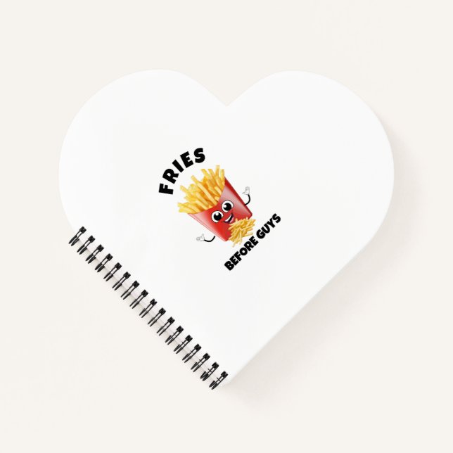 Cuaderno Personalizado De Fries Franceses Cuidados Hoodie & (Anverso)