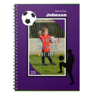 Cuaderno personalizado de fútbol