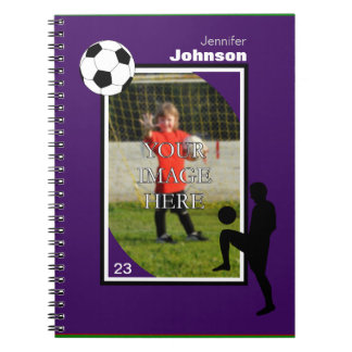 Cuaderno personalizado de fútbol