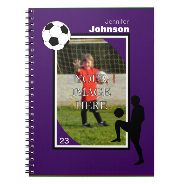 Cuaderno personalizado de fútbol (Frente)