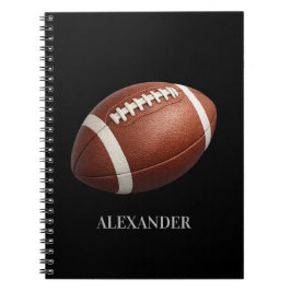 Cuaderno personalizado de fútbol americano Diseño 