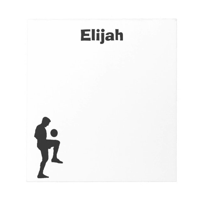 Cuaderno Personalizado de Fútbol (masculino) (Frente)