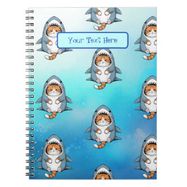 Cuaderno Personalizado De Gatito Gracioso