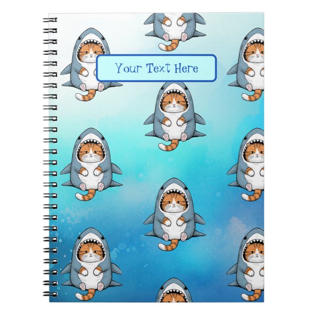 Cuaderno Personalizado De Gatito Gracioso (Frente)