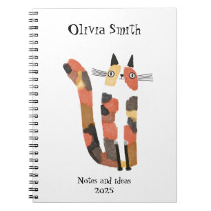 Cuaderno Personalizado de gato bonito