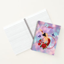 Cuaderno personalizado de gimnasta