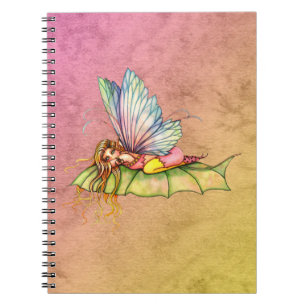 Cuaderno personalizado de hada lindo