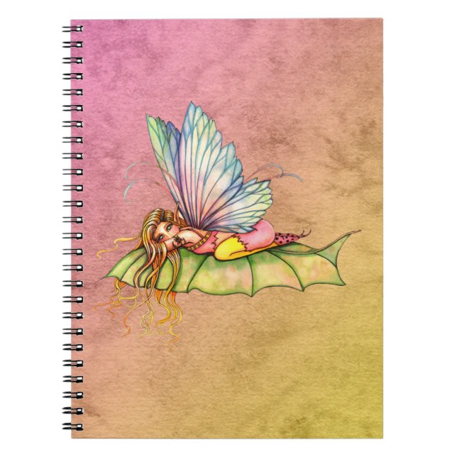 Cuaderno personalizado de hada lindo (Frente)