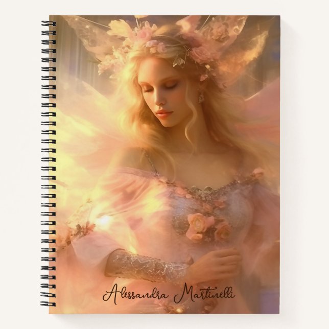 Cuaderno Personalizado de Hadas – Fantasía Mágica (Anverso)