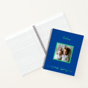 Cuaderno Personalizado de Hermanos enmarcado foto