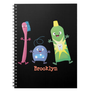 Cuaderno Personalizado de hilo dental de cepillo de dientes