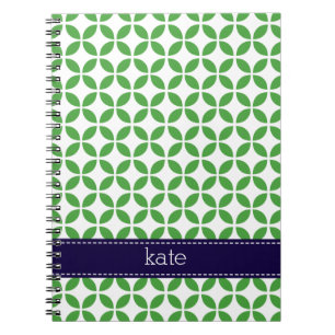 Cuaderno Personalizado de hojas modernas