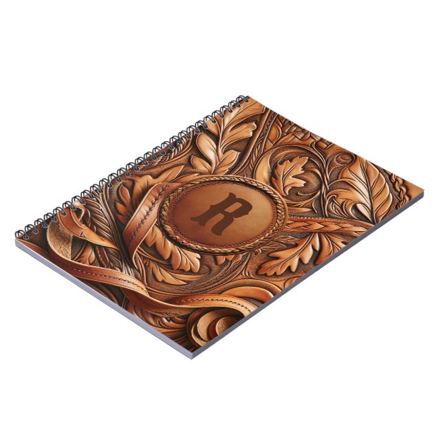 Cuaderno Personalizado de impresión de cuero con herramient (Lado Izquierdo)