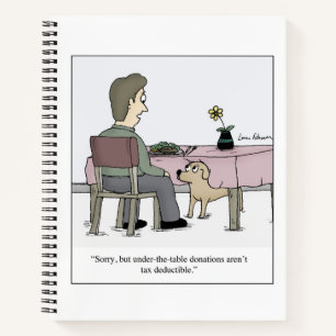 Cuaderno Personalizado de impuestos de perros para donació