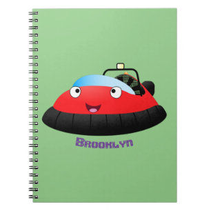 Cuaderno Personalizado de jornalero alegre rojo